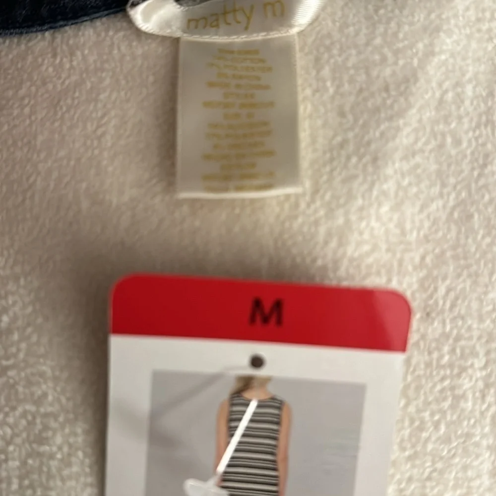 NEW Matty M Striped Dress - Picture 4 of 4